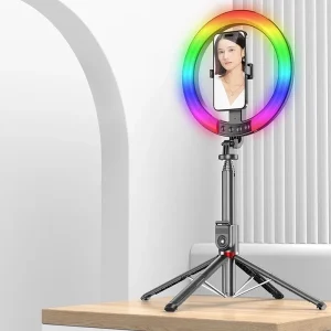 Gadgetoo Usams Zb323 10-Inch Live Stream Stand With Fill Light