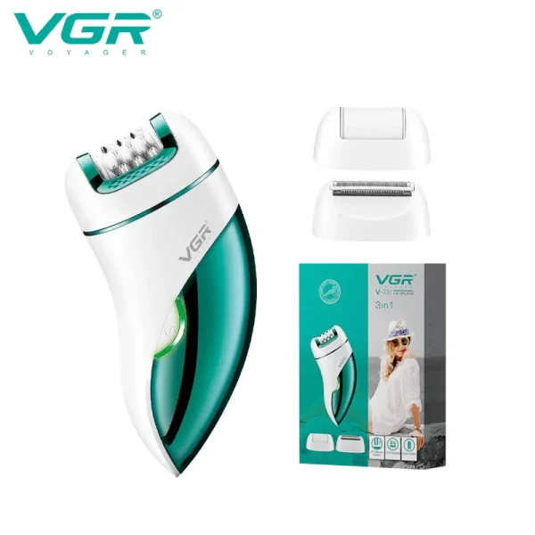 Professional VGR V-731 3-in-1 Hair Removal Machine for Epilation, Shaving & Callus Exfoliation Price in Bangladesh