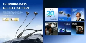 Gadgetoo Oraimo Necklace Lite Oeb-311 Heavy Bass 30 Hours Playtime Neckband Earphone