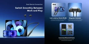 Gadgetoo Oraimo Necklace Lite Oeb-311 Heavy Bass 30 Hours Playtime Neckband Earphone