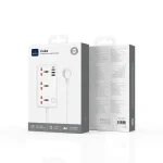 WiWU Wi-S005 30W Cube GaN Power Strip WiWU Wi-S005 30W Cube Multi-Function GaN Power Strip (7-in-1) - Image 2