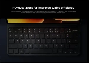 Gadgetoo Xiaomi Pad 8 &Amp; 8 Pro Keyboard (Magnetic Smart Connection, Auto Wake &Amp; Sleep, Black)