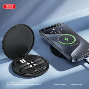 Gadgetoo Xo Wireless Charger With Fully Compatible Adapter (Xo-Cx031) | 7.5W/10W/15W