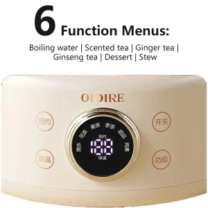 Gadgetoo Oidire Electric Kettle Portable 530W Power Water Boliler Household Office Hotel Teapot Multifunction Health Preserving Pot